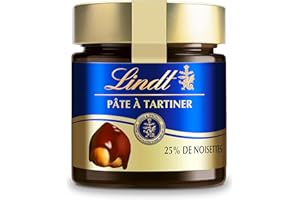 Lindt - Pâte à tartiner 25% Noisettes - Chocolat au Lait, 200g
