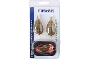 PRO Filstar Inline Method Feeder Kit 2 x 20g e Modulo - Feeder Pesca per Pellet & Boiles - Pasturatore Pesca Fondo - Pasturatori Feeder - Pesca Carpa - Kit Carpfishing Completo - Carp Fishing Set