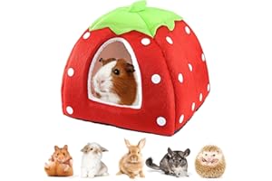 ZESNXJ Meerschweinchen Kuschelhöhle, Weiches Haustierbett, Waschbar Meerschweinchen Zubehoer, Gemütliche Haustierhütte Für Kleine Tiere Wie Kaninchen, Drachenkatzen