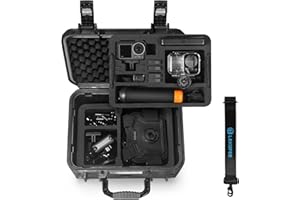 Lekufee Wodoodporny futerał dla DJI Osmo Action 6,DJI Osmo Action 5 Pro/4/3,Pack Estándar, Basic Combo,Adventure Combo i Akcesoriów (Tylko Etui)