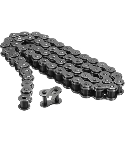 Ricambio Scooter Trasmissione Catena A Rulli Sourcing Map #25 - 240 Maglie, Lunghezza 1.5m, Passo 1/4" Per Mini Moto E Scooter Catena Rulli Acciaio - Foto 4