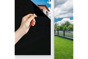 VeloZenith Pellicola per Vetri Finestre Privacy,Pellicola Adesiva per Vetri Adsorbimento Elettrostatico,Pellicola Autoadesiva per Finestre,Anti-UV,Adatto per Ufficio, Camera da Letto, Bagno(60 * 200)
