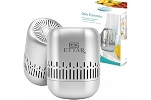 GENERIC Fridge Deodorizer Removes Bad Odor, Stainless Steel Refrigerator Deodoriser Odor Eliminator, Chemical-Free Air Freshener Purifier for Freezer, Closet, Shoe Cabinet, Car & RV; Outperforms Baking Soda