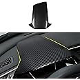 BRMYL Dashboard Instrument Panel Cover Decals for Honda Civic 2016 2017 2018 2019 2020 2021 Accessories Carbon Fiber Interior Stickers, Dashboard Protector Cover