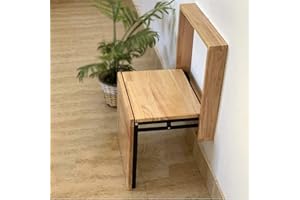 KKPW Klappstühle zur Wandmontage, für Wohnzimmer, Schlafzimmer, Gang und Badezimmer – Lagerung ohne Platz zu beanspruchen ，Gelb