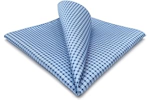 S&W SHLAX&WING Dotty Floral Mens Pocket Squares Blue Red Green Dots For Suit Jacket