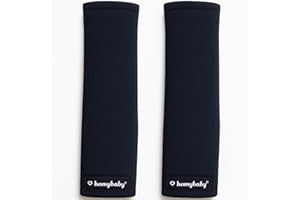 HOMYBABY® Funda manillar carro bebe universal - Funda silla de paseo para manillar - Tejido lavable, resistente y fácil de instalar (2 piezas para manillar abierto)