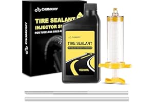 CHUMXINY Liquide PréVentif Tubeless, Liquide Anti Crevaison Scelle Rapidement Les Perforations Jusqu'à 6,5 mm, PréVentif Tubeless VTT pour VTT, Pneus De VéLo De Route