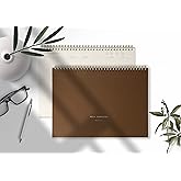 Fark Tanıtım Aylık Spiralli Tarihsiz Planlayıcı - 110gr Ivory Kağıt, 21x29.7 cm, 24 Yaprak, Boş Arkalı