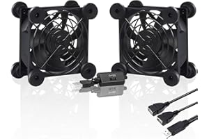 upHere Fan U80 USB, contrôle multi-vitesse avec protection en métal Grill