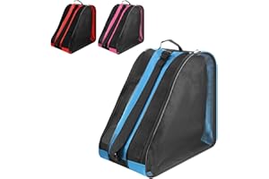 GFUEIGJ Eislaufschuhe Tasche Kinder, Schlittschuhtasche mit Verstellbarem Trageriemen, Rollschuh Tasche Inliner Tasches Schlittschuhtasche Rucksack Skischuhtasche Kinder Eislauftasche für Herren Damen