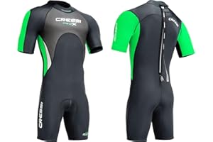 Cressi Med X Men's - Shorty męski kombinezon neoprenowy Premium Neopren 2,5 mm
