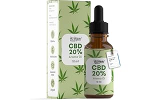 ‎YES VEGAN! CBD Öl 20% - Vollspektrum CBD Tropfen mit Hanföl - 2000mg Cannabidiol - Deutsches Unternehmen (1x 20% CBD (10 ml))