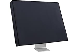 kwmobile Monitor Cover Compatible with 31-32" monitor - Dust Cover Computer Screen Protector - Dark Blue