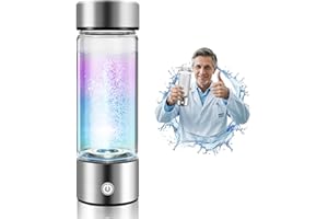 LOZLTX Ultra Hydrogen Water Bottle Generator【0 Chlorine & 0 Ozone - Strongest Technology】【Ultra-High Hydrogen Concentration 3000PPB】Hydro Water Bottle Hydrogenated Water Bottle Hydrogen Production