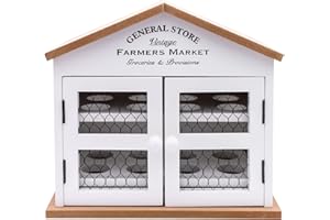 Maison Des Cadeaux 16 portauova in legno 'General Store' porta uova (US385)