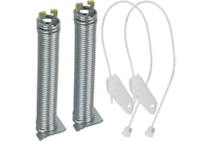 DL-pro 2x Resorte de bisagra de puerta con cable para Bosch Siemens 00754865 754865 Kit de reparación Código de color amarillo para el lavavajillas iQ700 extraKlasse PartyPlus