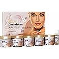 Misti Herbal Remedies Glutathione 3D Glow Facial Kit | Skin Brightening & Glowing | Reduce Acne Dark Spots Tanning & Pigmentation | Glowing & Radiant Face | Party and Magic Bridal Glow Natural Skin Brighter Facial Kit | for Women / Men (500GM + 30ML)