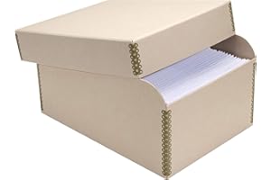 Lineco Infinity 4X6 Photo File Box Tan