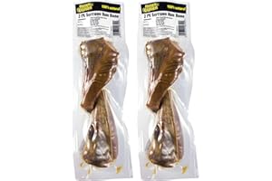 NORTHERNSCAPE Munch & Crunch Serrano 2 Pack Ham Bone | Large Serrano | Chew 100% Natural Cured Bones Treat for Dogs | Long Lasting | 4 Single bones |