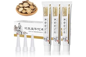 ROWPHYA Chinesische pflanzliche Hämorrhoiden-Creme Medilisk, 3 Stück Hämorrhoiden Salbe, Hämorrhoiden Salbe Pflanzlich,Hemorrhoid Cream, Hämorrhoiden Zäpfchen, Natürliche pflanzliche Hämorrhoiden-Crem