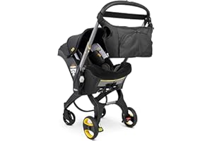 Hoodababy Essentials Diaper Bag Compatible with the doona Carseat/Stroller, Black