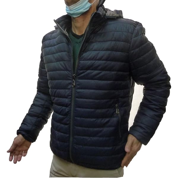 Cipo & Baxx Giacca Invernale Uomo Con Cappuccio CM186 – Chiusura Lampo, Polsini A Costine