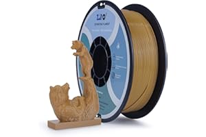 ZIRO filament do drukarki 3D PLA PRO podstawowy kolor seria 1,75 mm 1 kg (2,2 funta), dokładność wymiarów +/- 0,03 mm,Brązowy