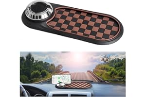 VOSSOT Wielofunkcyjna mata antypoślizgowa do samochodu, uniwersalny uchwyt na telefon, 3 w 1, podkładka antypoślizgowa, na telefon komórkowy, silikonowa mata na deskę rozdzielczą, uchwyt na telefon