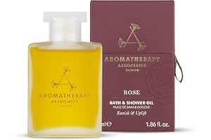 Aromatherapy Associates Rose Bath & Shower Oil 55 ml. Warm Damask Rose, combined with pure essential oils of Geranium & Palmarosa