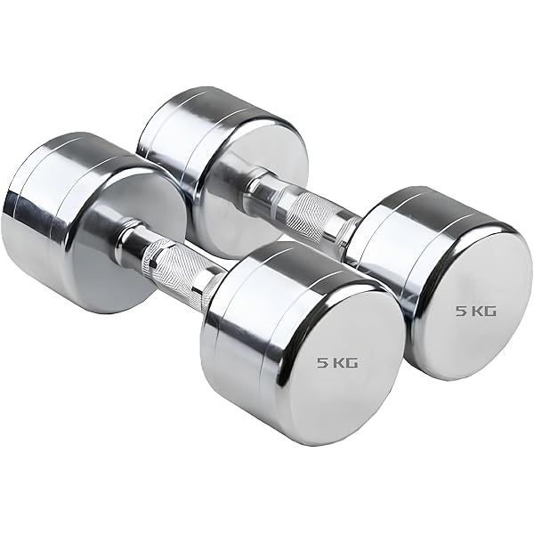 Buy HASHTAG FITNESS Chrome Steel Dumbbells 2kg to 20kg Dumbbell