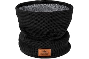 Lookmate Schlauchschal Herren Geschenke,Geschenke für Männer Schal Halstuch,Halswärmer Motorrad,Gefüttert Weichem Nackenwärmer,Weihnachtsgeschenke Dick Fleece Loop Schal Winddichte für Maske