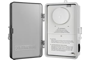 Suraielec WiFi Pool Timer, Outdoor Indoor Smart Switch, 40 AMP, 2HP, 120, 240, 277 VAC, Heavy Duty Pool Controller Light Timer Box for Pool Pump, Water Heater, Spa, Powerful Electrical Appliances