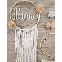 Macrame Kit LIDAM Anello Con Nome Macramè Come Semplice Set Fai Da - 2