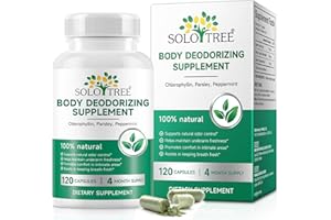 TAMIODFO Body Deodorizing Supplement 120 Capsules, Internal Deodorant Chlorophyll Capsules, Natural Odor Control Chlorophyll Pills for Gut Health, Skin Health, Detox & Digestion Support