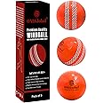 ONEGlobal Premium Windball Soft Cricket Ball | Durable, Colour Seam, True Bounce & Swing | Wind Ball Cricket Balls for Indoor & Outdoor Practice, Coaching, Garden & Beach Games