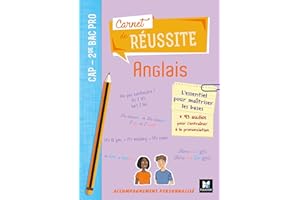 Carnet de réussite - ANGLAIS - CAP 2de Bac Pro - Éd. 2021 - Livre élève