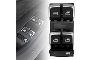 MCamooer 8KD959851A Fensterheberknopf kompatibel mit Audi A4 B8 Fensterheberschalter elektrischer Fensterheberschalter kompatibel mit A4 S4 B8 Q5 8K0959851F