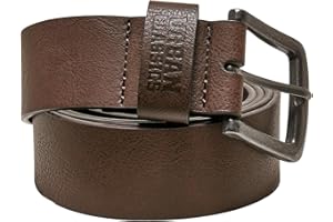Urban Classics Cinturón de piel artificial Unisex Cinturón Marrón