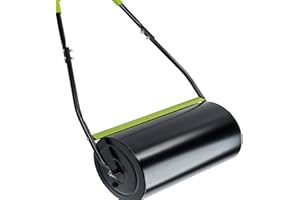 Xonic Rasenwalze Handwalze Rasenroller Gartenwalze Rasenlüfter Metall Ackerwalze 45l