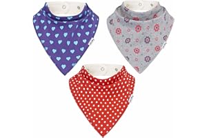 Lovjoy Large Bandana Bibs for Children 4+ Years/Special Needs Bibs/Suitable for Children, Teens and Adults/Adjustable Neck Size