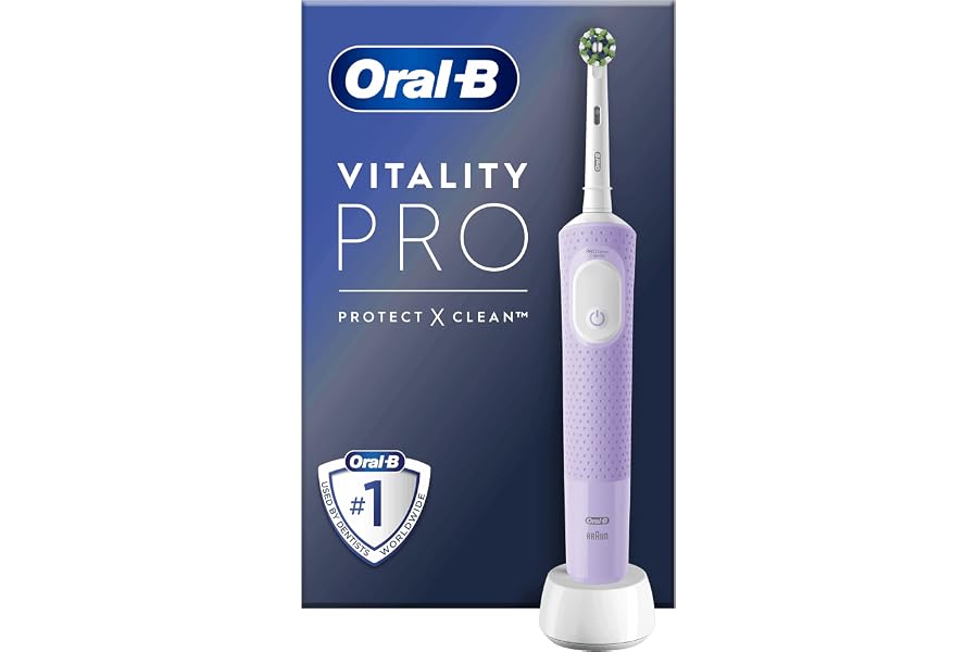 Oral-B Vitality PRO Cepillo de Dientes Eléctrico con Mango Recargable, 3 Modos de Limpieza, Temporizador y Batería de Larga D