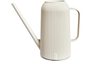 Elho Vibes Fold Gießkanne 1.7ltr - Gießkanne für Zimmerpflanzen - 100% recyceltes Plastik - L25.2 x B7.4 X H21 - Weiß/Linen White