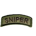 Mil-Spec Monkey Sniper Tab Patch (MULTICAM) - 2.5" x 1" - 1 Piece - Military Patch