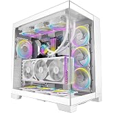 Antec C8 Beyaz, Bağımsız PSU Soğutma, Tip-C 10Gbps Bağlantı Noktası, Dikişsiz Temperli Cam Yan Paneller, 360mm Radyat&ouml;r Deste