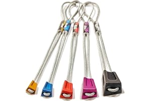 Kouba Vector offset stopper set | trad rock climbing gear | set of 5 offset aluminum nuts