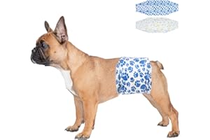 Dono Pieluchy dla psów, jednorazowe, męskie chusty dla psów, 20-karatowe, wskaźnik wilgotności, szczelne opaski na brzuch dla psa, technologia Rapid-Dry Gel Technology Pieluchy dla szczeniaka do