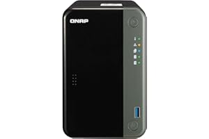 QNAP TS-253D-4G 4TB Solution - 2 Bay Desktop NAS | Installed with 2 x 2TB Western Digital Red Drives