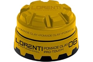 LORENTI TOKYO & SEOUL Cera per capelli n. 6 oro, 150 ml, pomata con effetto bagnato, cera per capelli per bambini, gel per capelli da uomo, cera per capelli