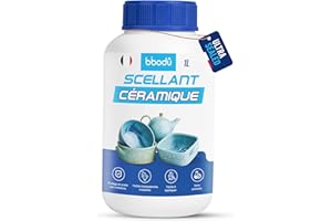BIBODU Scellant Céramique 1L | Imperméabilise l’Argile, le Plâtre et la Terre Cuite | Scellant Argile Imperméable sans Solvants